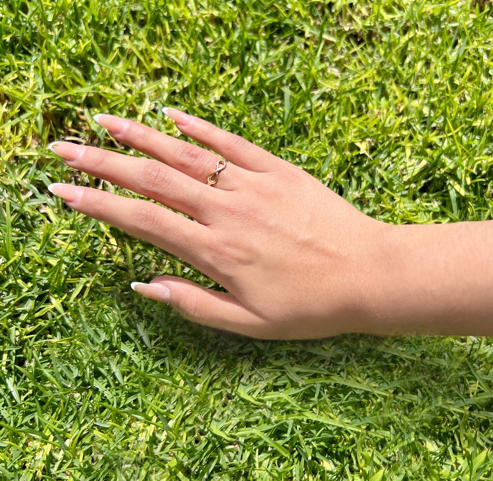 anillo medio dedo infinito